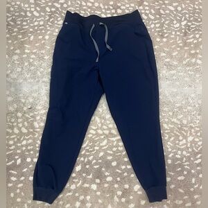 FIGS women’s high waisted Zamora joggers XXL navy blue